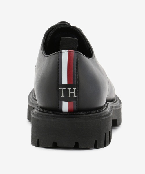 TOMMY HILFIGER（トミーヒルフィガー）の「チャンキーレザーシューズ（その他シューズ・メンズ・ブラック・26cm/26.5cm/27.5cm/28cm）」の2枚目の写真