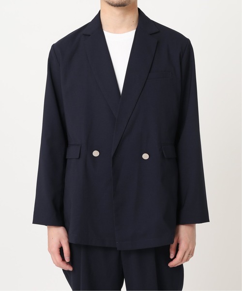 417 EDIFICE(フォーワンセブンエディフィス)の「◆【BIG SHIRTS / ビックシャツ】 ダブルジャケット(テーラードジャケット・メンズ・ネイビー・MEDIUM/LARGE)」の8枚目の写真