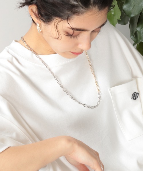 RAGEBLUE（レイジブルー）の「＜ユニセックス＞フトコンビメッキネックレス/938984（ネックレス・レディース・ブラック系その他・FREE）」の10枚目の写真