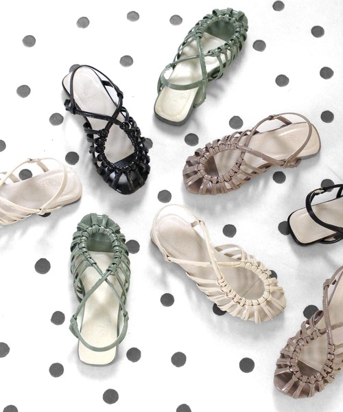 SOROTTO(ソロット)の「【ママとお揃い】メニ―ストラップのノットデザインラウンドトゥサンダル(サンダル・キッズ・ホワイト/ブラック/オリーブ/モカ・22.0cm/19.0cm/20.0cm/21.0cm)」の19枚目の写真