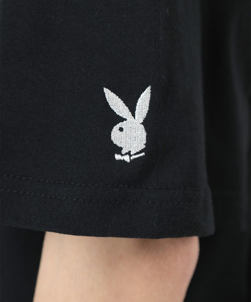 PLAYBOY(プレイボーイ)の「【PLAY BOY/プレイボーイ】オーバーサイズ バルーンラビットポケットTシャツ(Tシャツ/カットソー・メンズ・ブラック系その他/グリーン/ホワイト系その他/ホワイト/アッシュグレー/ブラック・L/M)」の14枚目の写真