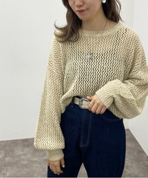 apres jour mignon | メッシュ編みニット【ZOZOTOWN限定アイテム】(ニット/セーター)