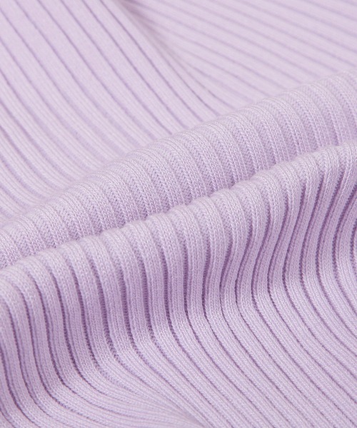 Julia Boutique（ジュリアブティック）の「2WAYネックリブニットトップス/21002（ニット/セーター・レディース・ベージュ系その他/ラベンダー/ブラック/ピンクベージュ/ベージュ・ONE）」の11枚目の写真