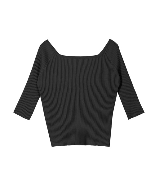 Julia Boutique（ジュリアブティック）の「2WAYネックリブニットトップス/21002（ニット/セーター・レディース・ベージュ系その他/ラベンダー/ブラック/ピンクベージュ/ベージュ・ONE）」の15枚目の写真