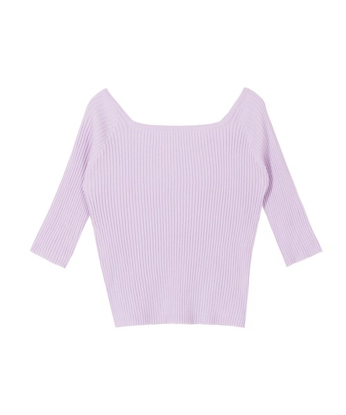 Julia Boutique（ジュリアブティック）の「2WAYネックリブニットトップス/21002（ニット/セーター・レディース・ベージュ系その他/ラベンダー/ブラック/ピンクベージュ/ベージュ・ONE）」の19枚目の写真