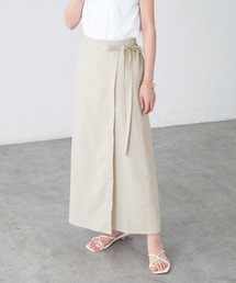BONLECILL | リネンライクサイドリボンラップスカート(スカート)