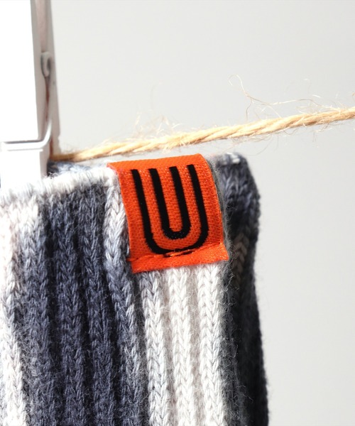 UNIVERSAL OVERALL（ユニバーサルオーバーオール）の「(LG)【UNIVERSAL OVERALL】タイダイ染め(むら染め) クルー ソックス（ソックス/靴下・メンズ・イエロー/オレンジ/ブラック/ネイビー/パープル/レモンイエロー/ミント/ブルー/グレー/カーキ・25-27CM/23-25cm）」の21枚目の写真