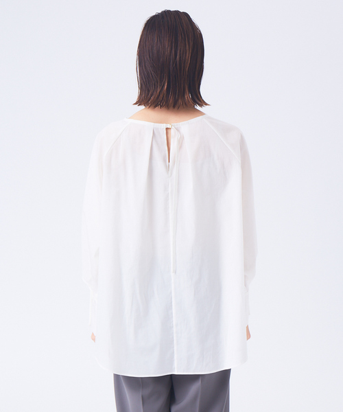 qualite（カリテ）の「フレアースリーブブラウス（シャツ/ブラウス・レディース・ホワイト/スミクロ・38）」の7枚目の写真