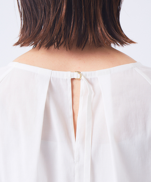 qualite（カリテ）の「フレアースリーブブラウス（シャツ/ブラウス・レディース・ホワイト/スミクロ・38）」の5枚目の写真