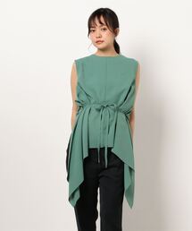 Bou Jeloud | Aラインノースリーブチュニック(シャツ/ブラウス)