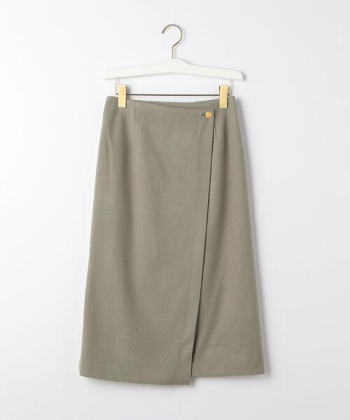 UNITED ARROWS LTD. OUTLET（ユナイテッドアローズアウトレット）の「＜A DAY IN THE LIFE＞ ラップタイトスカート（スカート・レディース・オリーブ/モカ/ネイビー・38/36）」の2枚目の写真