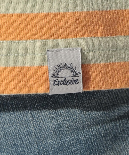 BAYFLOW(ベイフロー)の「WEB限定 ボーダーTEE S/S(Tシャツ/カットソー・メンズ・ベージュ/マルーン/ダークオレンジ/ライトブルー・LARGE/MEDIUM)」の19枚目の写真
