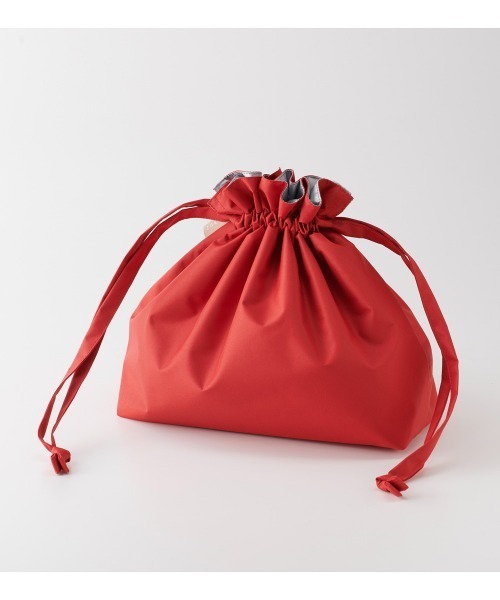 392 plusm（サンキューニプリュスエム）の「water repellent lunch bag（エコバッグ/サブバッグ・レディース・ブラック/ブラウン/カーキ/ブルー系その他/イエロー系その他/ピンク系その他/ブルー/レッド/イエロー・FREE）」の9枚目の写真