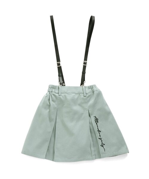 algy（アルジー）の「合皮サス付きスカパン（スカート・キッズ・ミント/アイボリー/チェック・X-SMALL/XX-SMALL/SMALL/MEDIUM）」の14枚目の写真