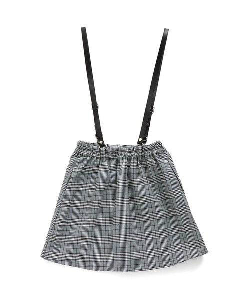 algy（アルジー）の「合皮サス付きスカパン（スカート・キッズ・ミント/アイボリー/チェック・X-SMALL/XX-SMALL/SMALL/MEDIUM）」の15枚目の写真