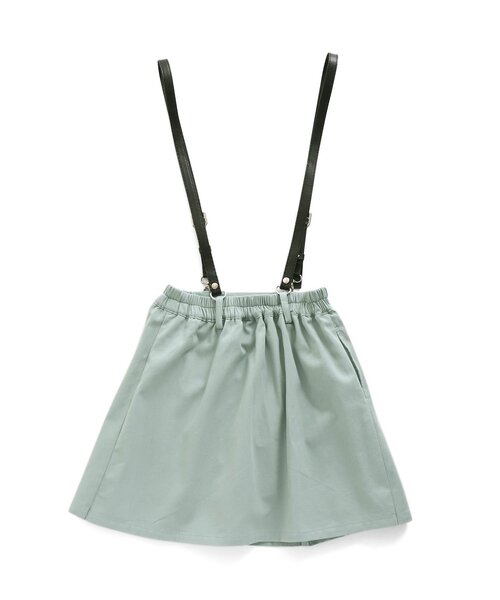 algy（アルジー）の「合皮サス付きスカパン（スカート・キッズ・ミント/アイボリー/チェック・X-SMALL/XX-SMALL/SMALL/MEDIUM）」の17枚目の写真