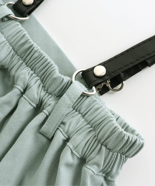 algy（アルジー）の「合皮サス付きスカパン（スカート・キッズ・ミント/アイボリー/チェック・X-SMALL/XX-SMALL/SMALL/MEDIUM）」の20枚目の写真