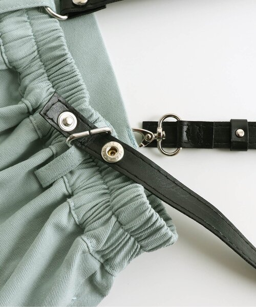 algy（アルジー）の「合皮サス付きスカパン（スカート・キッズ・ミント/アイボリー/チェック・X-SMALL/XX-SMALL/SMALL/MEDIUM）」の21枚目の写真