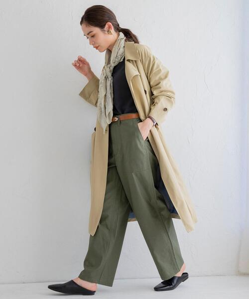 coen（コーエン）の「マルチWAYビッグバンダナストール（ストール/ショール・レディース・ライトグレー/ネイビー/クリーム/ライトピンク・FREE）」の10枚目の写真