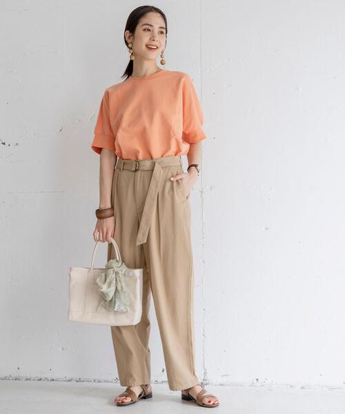 coen（コーエン）の「マルチWAYビッグバンダナストール（ストール/ショール・レディース・ライトグレー/ネイビー/クリーム/ライトピンク・FREE）」の11枚目の写真