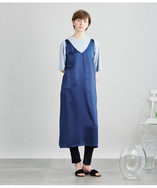 SIPULI（シプリ）の「American Sea Island Cotton 吊り編みTシャツ（Tシャツ/カットソー・レディース・ホワイト/サックスブルー/ライトグレー・2）」の17枚目の写真