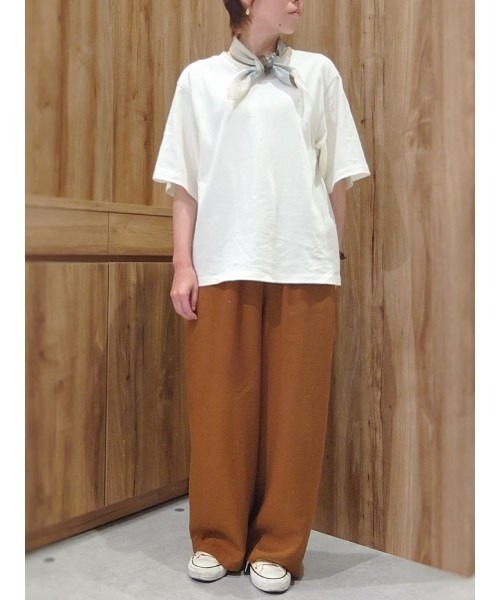 SIPULI（シプリ）の「American Sea Island Cotton 吊り編みTシャツ（Tシャツ/カットソー・レディース・ホワイト/サックスブルー/ライトグレー・2）」の22枚目の写真