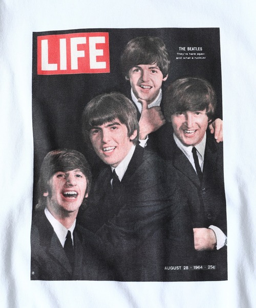 FREAK'S STORE(フリークスストア)の「WEB限定 SCREEN STARS/スクリーンスターズ LIFE フォトプリントTシャツ/ビートルズ/マイケル・ジャクソン/マリリン・モンロー(Tシャツ/カットソー・メンズ・ホワイト/ブラック/ホワイト系その他/ブラック系その他/ホワイト系その他2/ブラック系その他2・MEDIUM/LARGE/X-LARGE)」の14枚目の写真