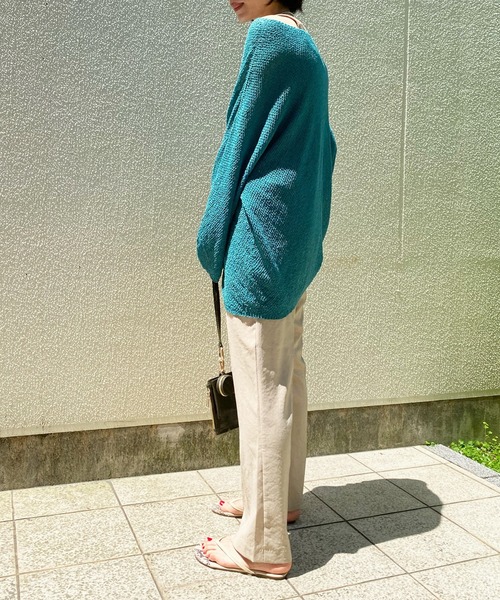 DouDou（ドゥドゥ）の「サテンイージーセンプレパンツ2（その他パンツ・レディース・オレンジ/ベージュ/グリーン・FREE）」の15枚目の写真