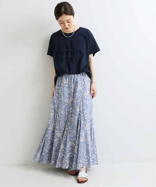 IENA(イエナ)の「LE VENT VERT Tシャツ◆(Tシャツ/カットソー・レディース・ホワイト/ベージュ/ネイビー・FREE)」の11枚目の写真