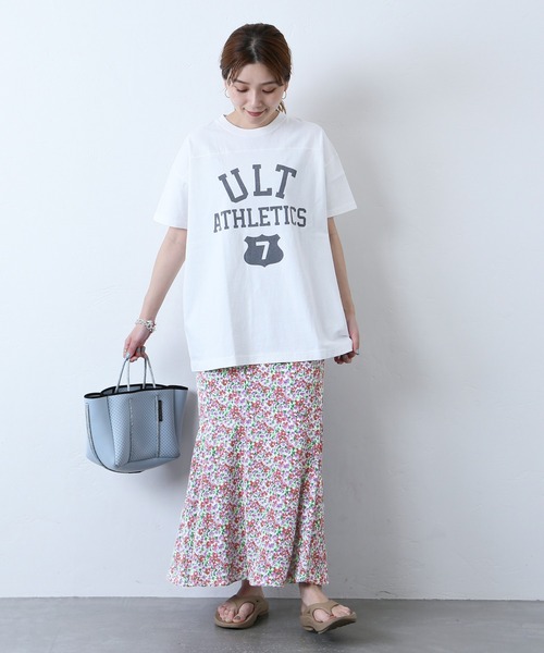 JOURNAL STANDARD（ジャーナルスタンダード）の「フラワープリントマーメイドスカート◆（スカート・レディース・パープル/ブルー・38/36）」の19枚目の写真