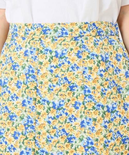 JOURNAL STANDARD（ジャーナルスタンダード）の「フラワープリントマーメイドスカート◆（スカート・レディース・パープル/ブルー・38/36）」の15枚目の写真