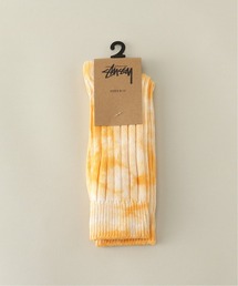 【STUSSY / ステューシー】 Dyed Ribbed Crew Socks