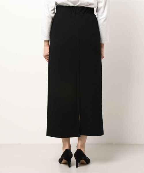 coca（coca）（コカ）の「夏でも快適シャリシャリリブスカート（スカート・レディース・グレー系その他/オレンジ/ブラック・ONE SIZE）」の4枚目の写真