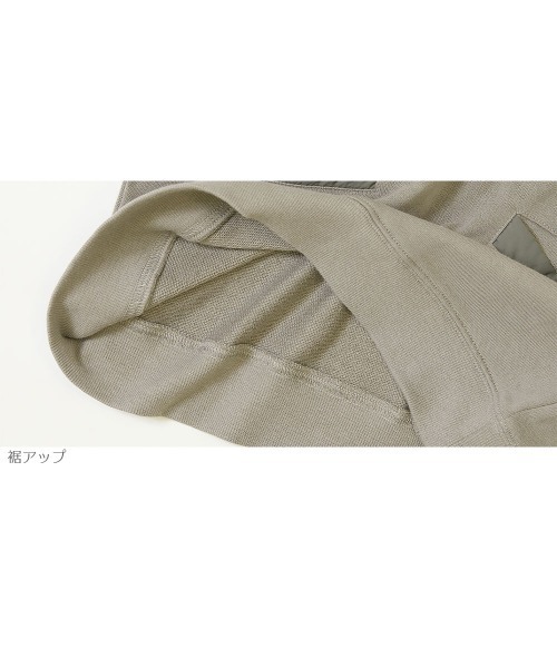 devirock（デビロック）の「ポケット付きスウェットプルパーカー（パーカー・キッズ・ブラック/グレー系その他/パープル系その他・130cm/140cm/150cm/100cm/120cm/160cm/110cm）」の7枚目の写真