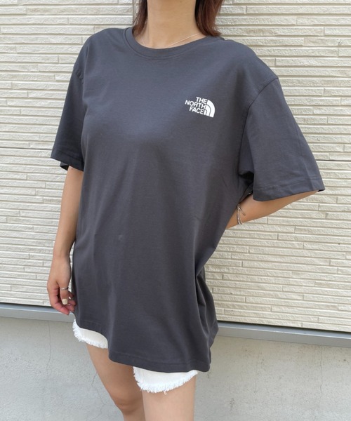 THE NORTH FACE(ザノースフェイス)の「【THE NORTH FACE(ザ・ノースフェイス)】/ COTTON STRETCH S/S R/TEE(Tシャツ/カットソー・レディース・ホワイト/ブラック/ネイビー/チャコール・M/L/XL)」の3枚目の写真