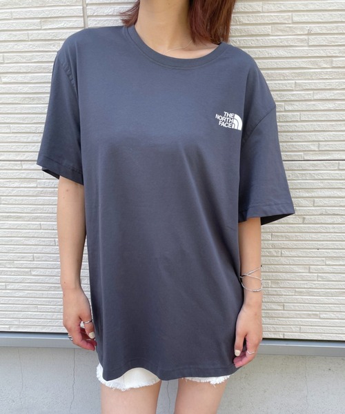 THE NORTH FACE(ザノースフェイス)の「【THE NORTH FACE(ザ・ノースフェイス)】/ COTTON STRETCH S/S R/TEE(Tシャツ/カットソー・レディース・ホワイト/ブラック/ネイビー/チャコール・M/L/XL)」の9枚目の写真