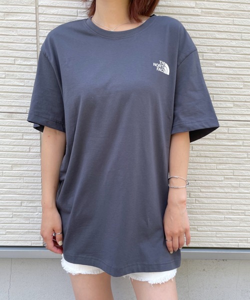 THE NORTH FACE(ザノースフェイス)の「【THE NORTH FACE(ザ・ノースフェイス)】/ COTTON STRETCH S/S R/TEE(Tシャツ/カットソー・レディース・ホワイト/ブラック/ネイビー/チャコール・M/L/XL)」の6枚目の写真