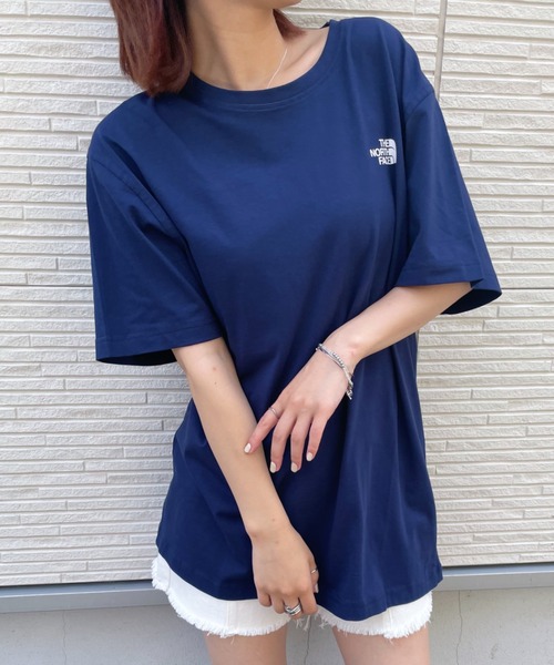 THE NORTH FACE(ザノースフェイス)の「【THE NORTH FACE(ザ・ノースフェイス)】/ COTTON STRETCH S/S R/TEE(Tシャツ/カットソー・レディース・ホワイト/ブラック/ネイビー/チャコール・M/L/XL)」の10枚目の写真