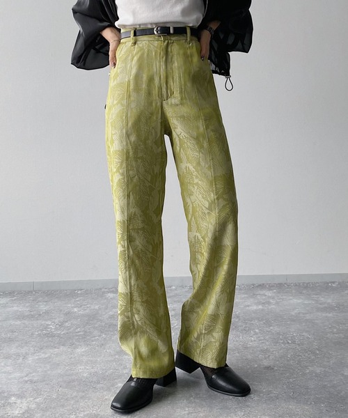 PAGEBOY(ページボーイ)の「CORE / シャンブレジャガパン(その他パンツ・レディース・グリーン系その他/ブルー系その他・SMALL/MEDIUM)」の1枚目の写真