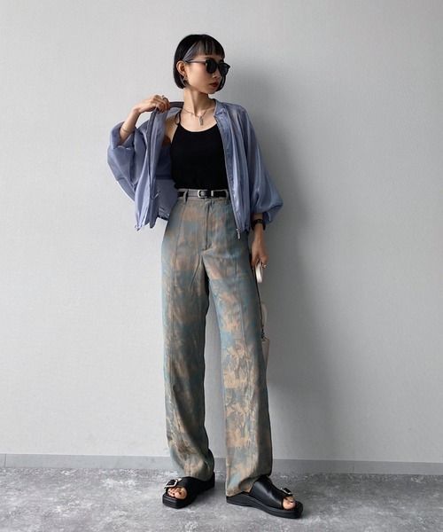 PAGEBOY(ページボーイ)の「CORE / シャンブレジャガパン(その他パンツ・レディース・グリーン系その他/ブルー系その他・SMALL/MEDIUM)」の6枚目の写真