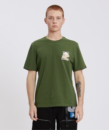 HIPANDA ハイパンダ メンズ 絆創膏 ワンポイントプリント 半袖Tシャツ