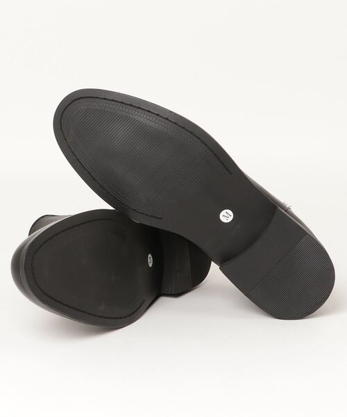 WEGO（ウィゴー）の「WEGO/フェイクレザーサイドゴアブーツ（ブーツ・メンズ・ブラック・MEDIUM/LARGE）」の5枚目の写真