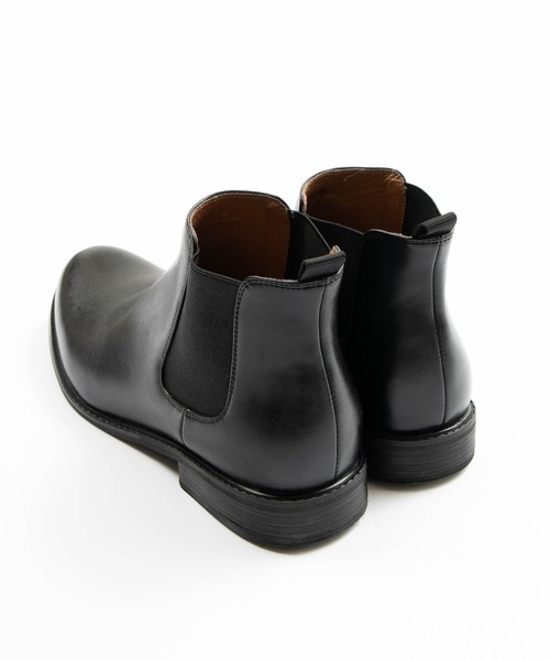 WEGO（ウィゴー）の「WEGO/フェイクレザーサイドゴアブーツ（ブーツ・メンズ・ブラック・MEDIUM/LARGE）」の7枚目の写真
