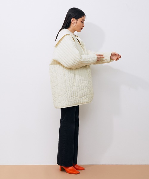 ADAM ET ROPE'（アダムエロペ）の「縦キルティングブルゾン（ブルゾン