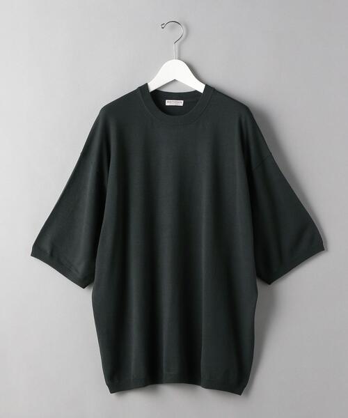 BEAUTY&YOUTH UNITED ARROWS(ビューティーアンドユースユナイテッドアローズ)の「BY オーバーサイズド ニットTシャツ(ニット/セーター・メンズ・ライトグレー/ダークグリーン/ベージュ・SMALL/MEDIUM/LARGE/X-LARGE)」の13枚目の写真