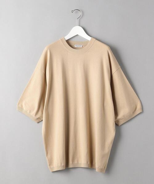 BEAUTY&YOUTH UNITED ARROWS(ビューティーアンドユースユナイテッドアローズ)の「BY オーバーサイズド ニットTシャツ(ニット/セーター・メンズ・ライトグレー/ダークグリーン/ベージュ・SMALL/MEDIUM/LARGE/X-LARGE)」の21枚目の写真