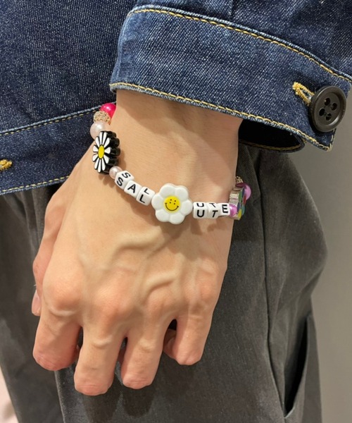 Evae mob(エヴァーモブ)の「SALUTE/サルーテ/フラワーアナーキーブレスレット/FlowerAnarchy Bracelet(ブレスレット・メンズ・その他・FREE)」の4枚目の写真