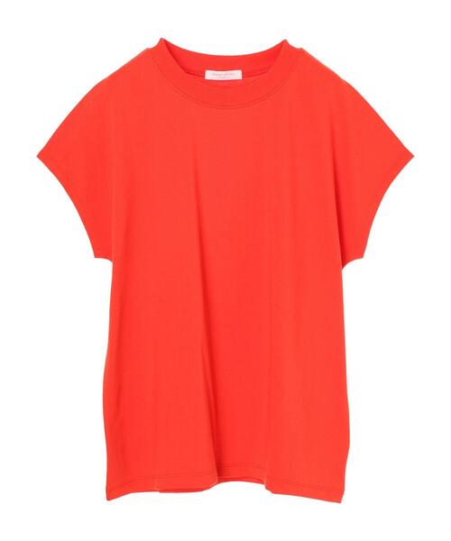 Green Parks(グリーンパークス)の「ヘビー天竺フレンチスリーブプルオーバー*(Tシャツ/カットソー・レディース・ホワイト/ブラック/オレンジ/グリーン・FREE)」の17枚目の写真