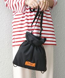 UNIVERSAL OVERALL | 【SHIPS any別注】UNIVERSAL OVERALL: ドローストリング 2WAY ショルダーバッグ◇(ショルダーバッグ)