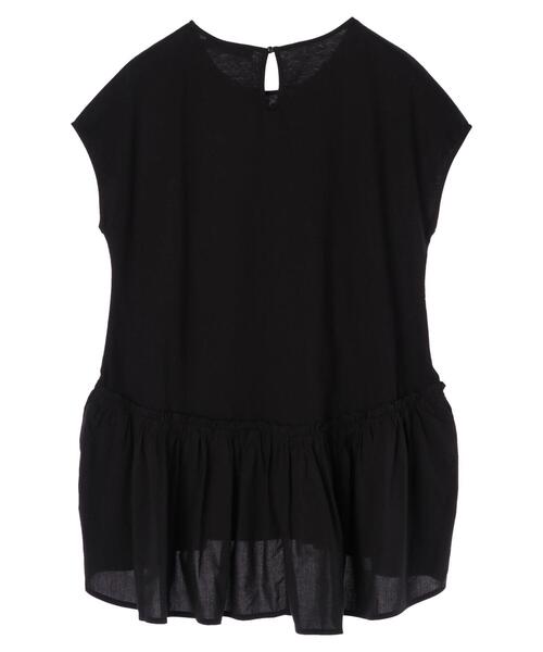 AMERICAN HOLIC(アメリカンホリック)の「ティアードノースリーブカットプルオーバー(Tシャツ/カットソー・レディース・ブラック/オフホワイト・M/L)」の10枚目の写真